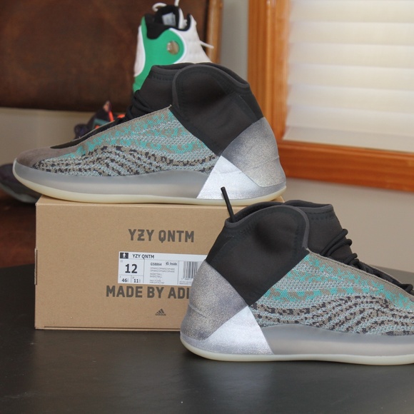 adidas Yeezy Quantum Teal Blue 2020 G58864 - Picture 1 of 7